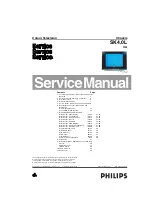 Preview for 1 page of Philips 21PT9457 Service Manual