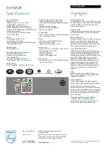 Preview for 2 page of Philips 21PT9467S Specifications