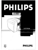 Preview for 1 page of Philips 21TCDI30 User Manual