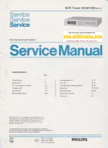 Philips 22 AH 109 Service Manual preview