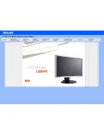 Предварительный просмотр 1 страницы Philips 220BW8 User Manual