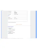 Preview for 35 page of Philips 220BW9 - Brilliance - 22" LCD Monitor User Manual