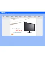 Philips 220CW8 User Manual предпросмотр