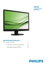 Предварительный просмотр 1 страницы Philips 220S1CB User Manual