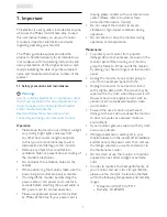 Preview for 3 page of Philips 220V3 User Manual