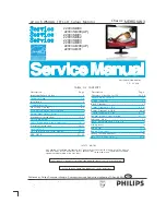 Предварительный просмотр 1 страницы Philips 220V3AB/00 Service Manual