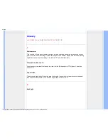 Предварительный просмотр 74 страницы Philips 220VW9 User Manual