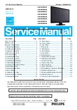 Предварительный просмотр 1 страницы Philips 220VW9FB/00 Service Manual