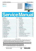 Philips 221B3LPCB/00 Service Manual предпросмотр