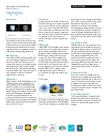 Preview for 2 page of Philips 221B3LPCS Specifications