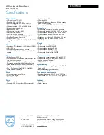 Preview for 3 page of Philips 221B3PCB Specifications