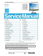 Предварительный просмотр 1 страницы Philips 221P3LPEB/00 Service Manual