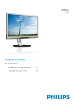 Philips 221P3LPEB/00 User Manual предпросмотр