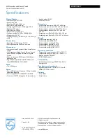 Preview for 3 page of Philips 223E1SB Specifications