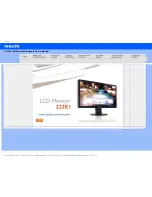 Предварительный просмотр 1 страницы Philips 223E1SB User Manual