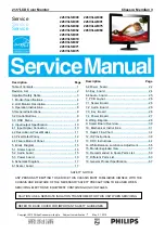 Philips 226V3LAB/00 Service Manual preview