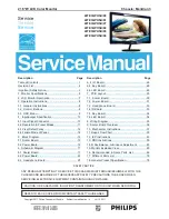 Preview for 1 page of Philips 227E3QPHSU/00 Service Manual