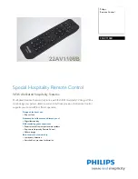 Preview for 1 page of Philips 22AV1106B Brochure