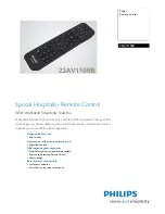 Philips 22AV1106B Brochure предпросмотр