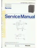 Preview for 3 page of Philips 22H541 Service Manual
