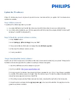 Preview for 2 page of Philips 22HFL2819P Software Update