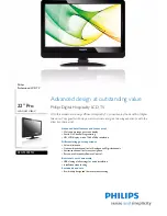 Philips 22HFL3331D Brochure preview