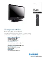 Preview for 1 page of Philips 22HFL3350D Brochure