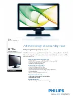 Preview for 1 page of Philips 22HFL3381D Brochure