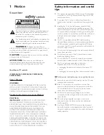 Preview for 3 page of Philips 22HFL5662H User Manual