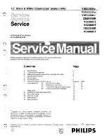 Preview for 1 page of Philips 22MS605R Service Manual