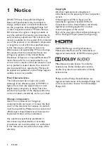 Preview for 4 page of Philips 22PFD5403/30 User Manual