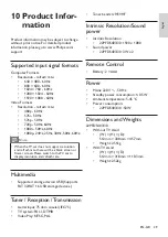 Preview for 31 page of Philips 22PFD5403/30 User Manual