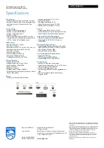 Preview for 3 page of Philips 22PFL2908H Specifications