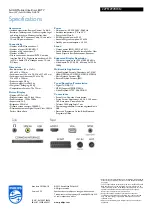 Preview for 3 page of Philips 22PFL2978H Specifications