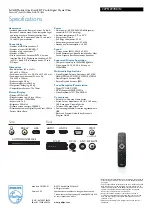 Preview for 3 page of Philips 22PFL2978K Specifications