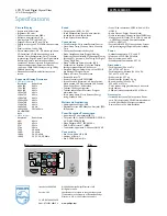 Preview for 3 page of Philips 22PFL3404D Specifications