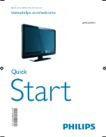 Preview for 1 page of Philips 22PFL3409/93 Quick Start Manual