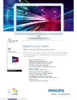 Philips 22PFL3415H Brochure preview