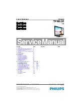 Preview for 1 page of Philips 22PFL3517T/12 Service Manual