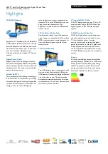 Preview for 2 page of Philips 22PFL3517T Quick Manual