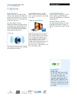 Preview for 2 page of Philips 22PFL3606H Brochure