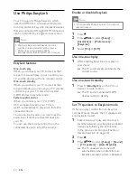 Preview for 42 page of Philips 22PFL3805H User Manual