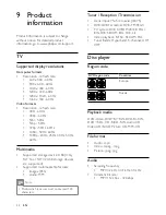 Preview for 44 page of Philips 22PFL3805H User Manual