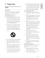 Preview for 3 page of Philips 22PFL4208H/K/T User Manual