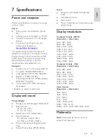 Preview for 65 page of Philips 22PFL4208H/K/T User Manual