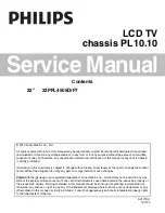 Philips 22PFL4505D/F7 Service Manual preview