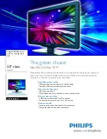 Preview for 1 page of Philips 22PFL4505D Specifications