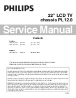 Philips 22PFL4507/F7 Service Manual preview