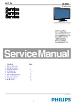 Preview for 1 page of Philips 22PFL5237/V7 Service Manual