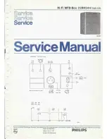 Предварительный просмотр 1 страницы Philips 22RH544 Service Manual